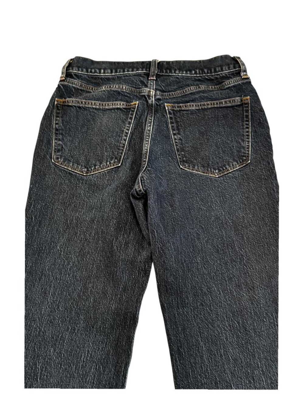 J. Crew Full Length Wide Leg Jeans Size 26P in Space Navy Wash - Picture 9 of 9